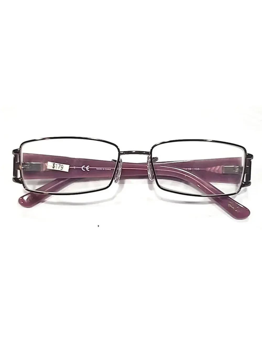 Ray Ban RB6207 2531 Brown Metal Purple Eyeglasses 50-16 135